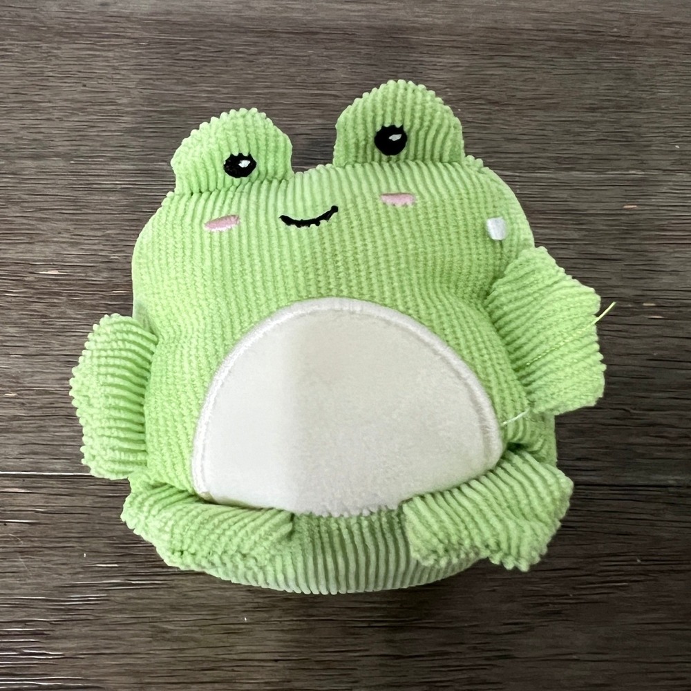 Animal‎ Adventure Mini Corduroy Frog Plush Toy Stuffed Animal Kawaii